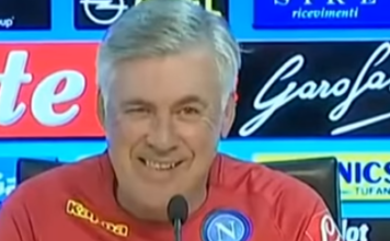 Carlo Ancelotti tecnico partenopei